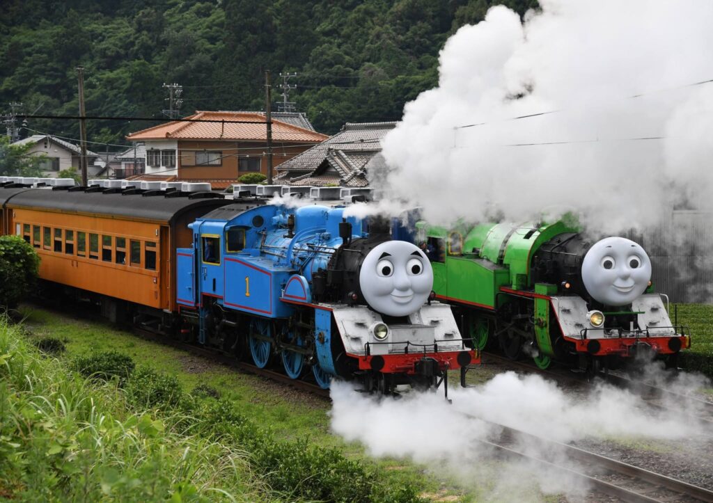 トーマスとパーシーが共演中です。