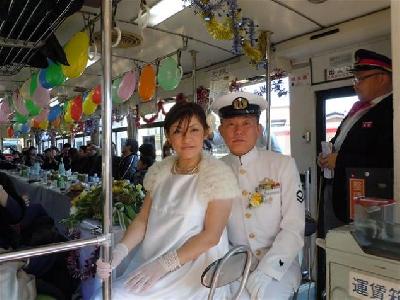 いすみ鉄道で結婚式